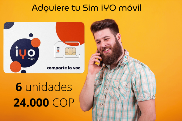 Imagen de Sim Card iYO móvil x 6 unidades